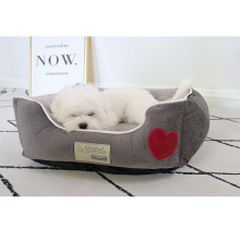 Lit de chien de luxe pour animaux de compagnie canapé-lit
